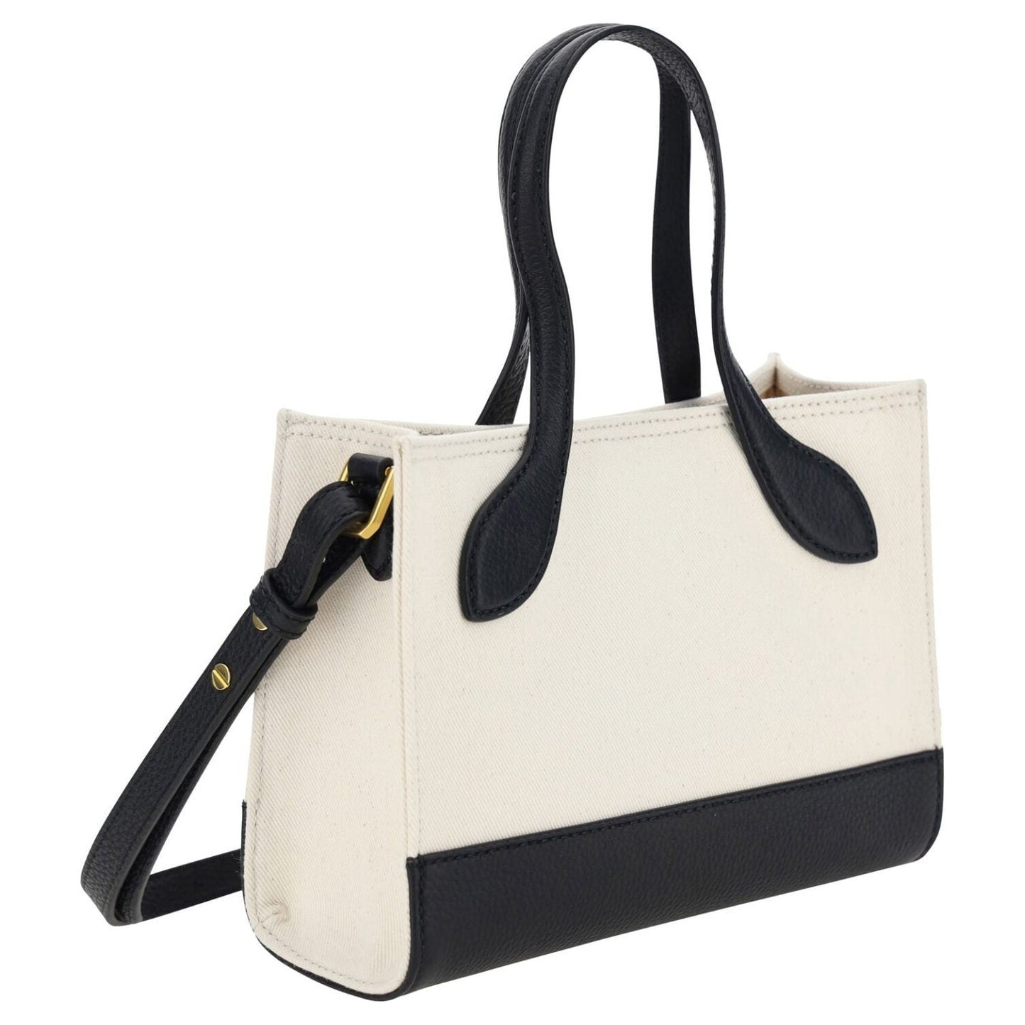 Bally Chic Contrast Mini Leather Handbag white-and-black-leather-mini-handbag
