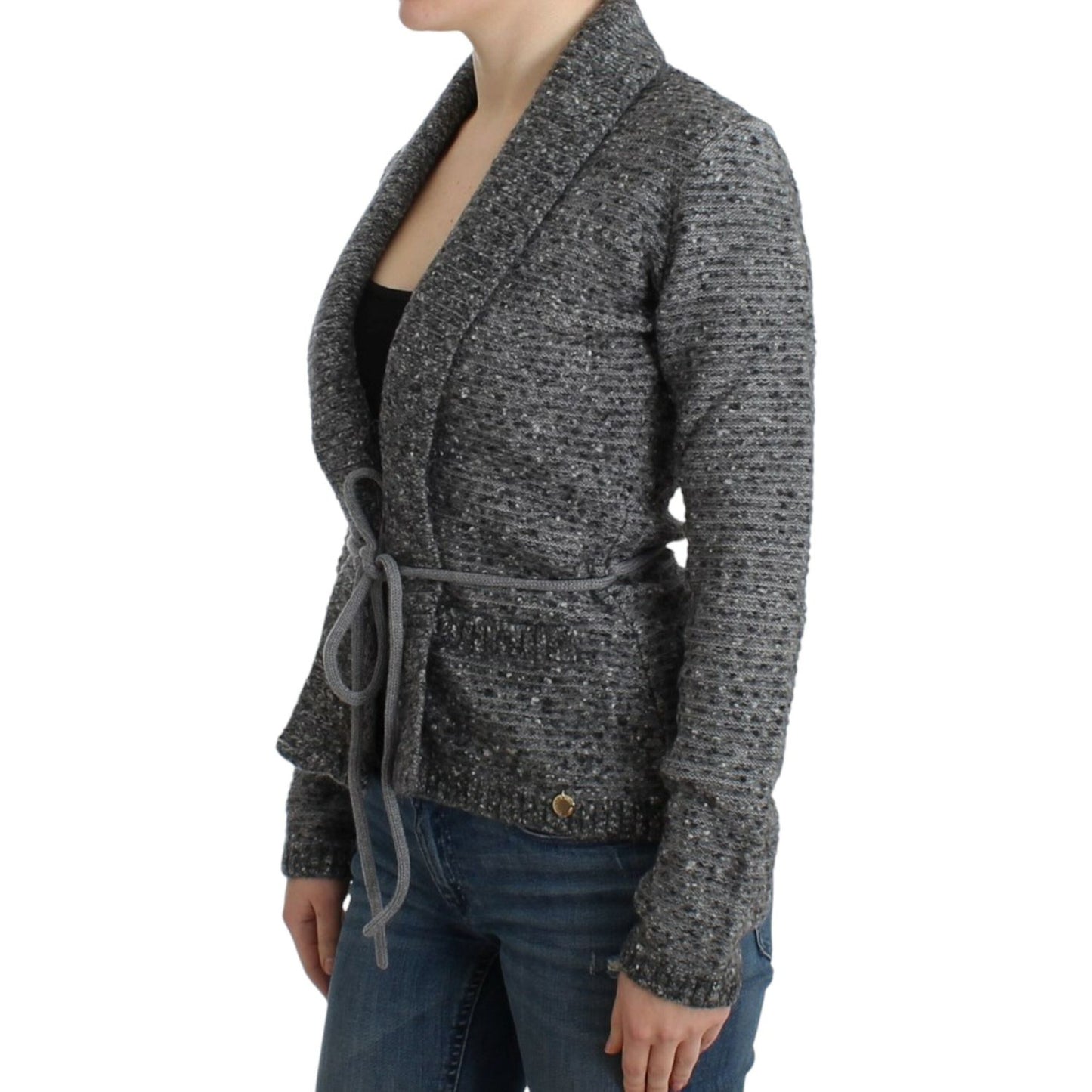 Cavalli Elegant Gray Wool Blend Cardigan gray-wool-knitted-cardigan 8638-gray-wool-knitted-cardigan-1-scaled-8828fdd6-047.jpg
