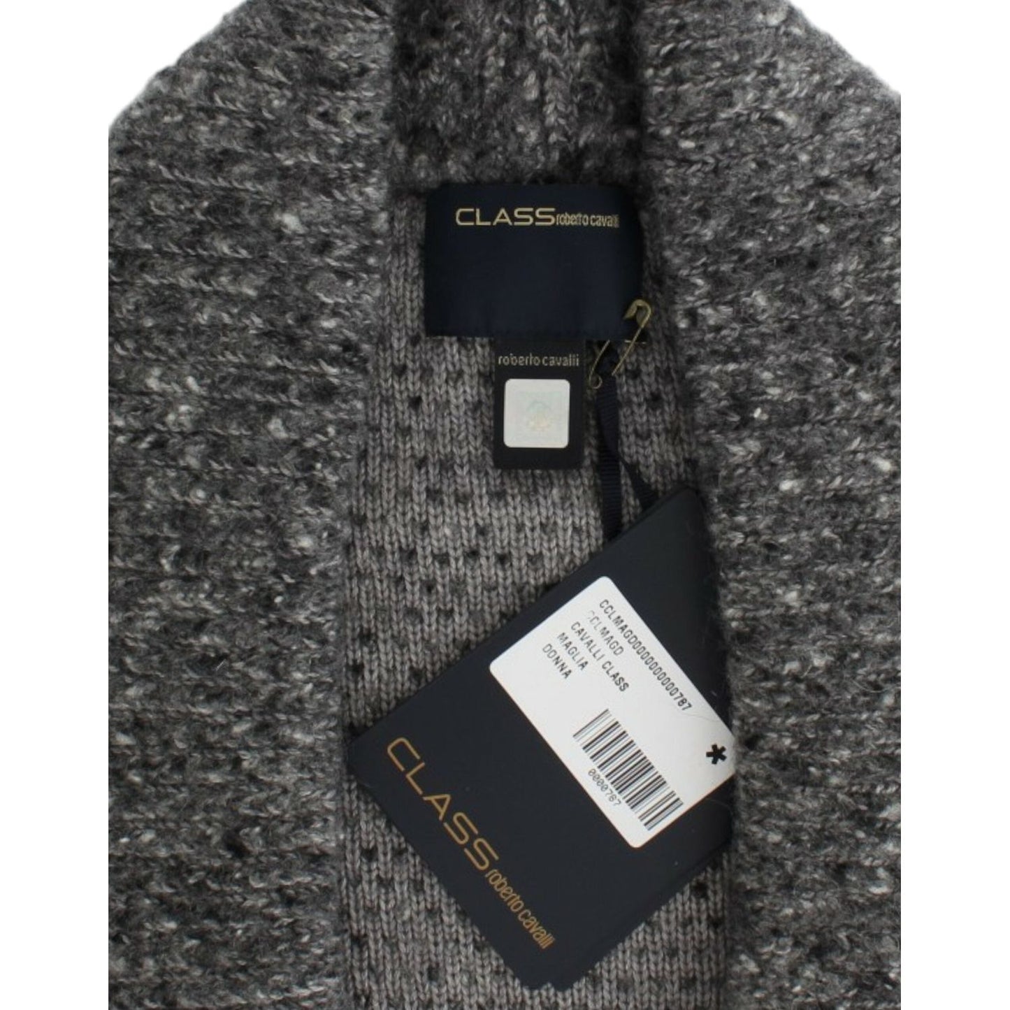 Cavalli Elegant Gray Wool Blend Cardigan gray-wool-knitted-cardigan 8638-gray-wool-knitted-cardigan-8-scaled-e71f1ad7-541.jpg