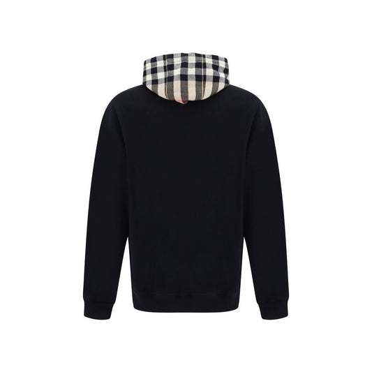 Burberry Elegant Oversize Black Samuel Hoodie black-cotton-samuel-hoodie-sweatshirt