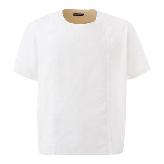 Emporio Armani Oversized White T-Shirt with Side Closure oversized-white-t-shirt-with-side-closure Armani_Camicia_Bianca_23MAG138-142-1-1f06918b-2db.jpg