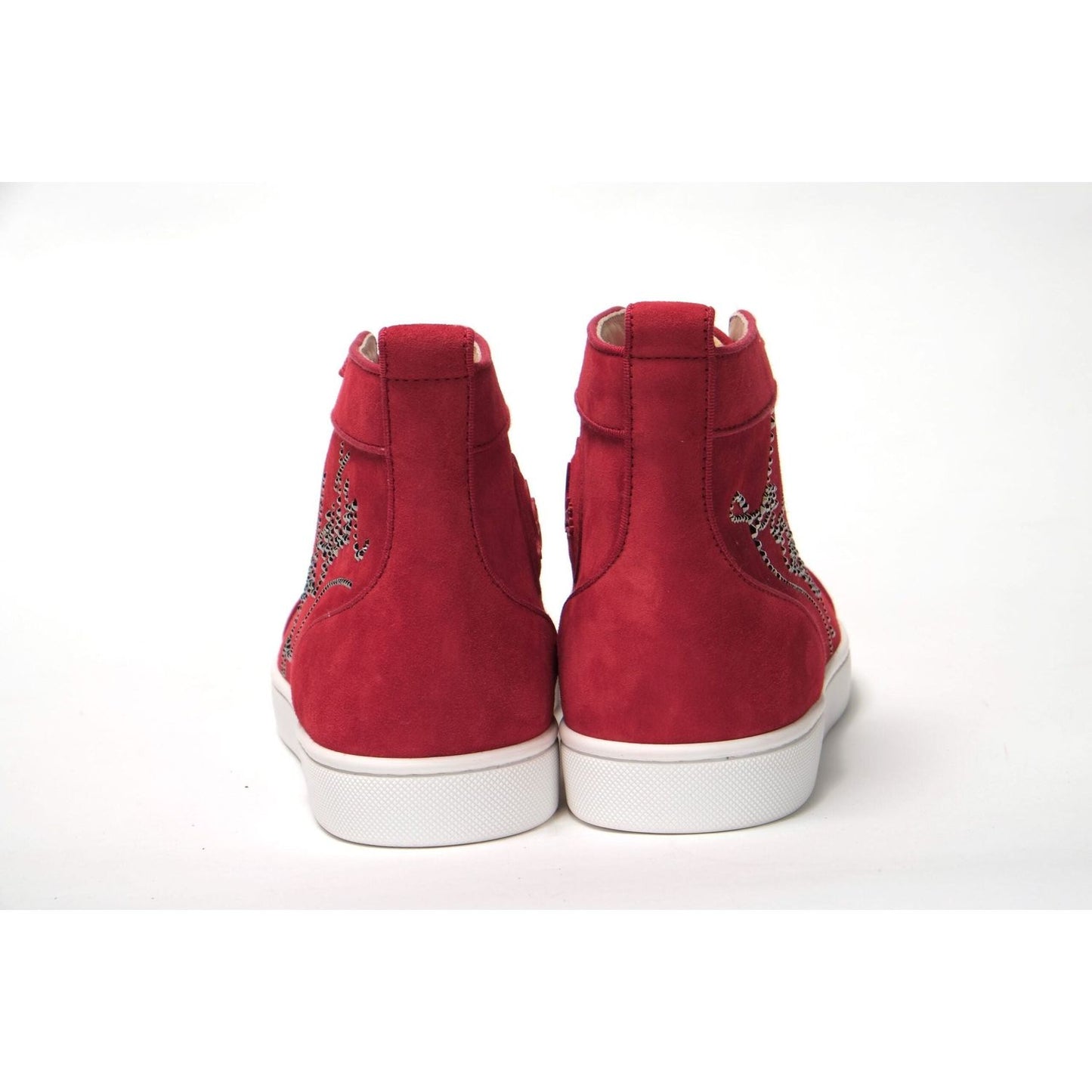 Christian Louboutin Loubi Red Version Navy Louis Strass Flat Shoes loubi-red-version-navy-louis-strass-flat-shoes