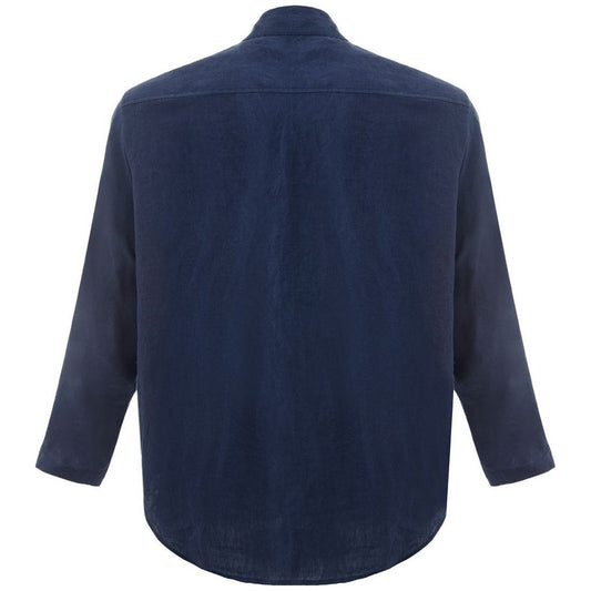 Emporio Armani Elegant Oversize Linen Jacket Shirt relaxed-fit-jacket-shirt-in-blue-linen Camicia_Blu_Armani_23MG_148-150-3-d1f90e97-189.jpg