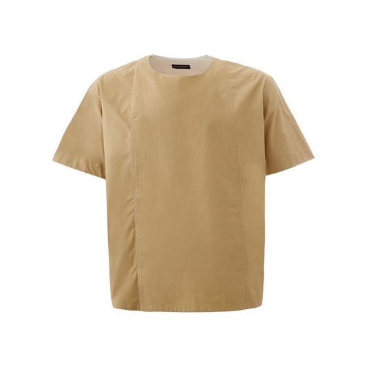Emporio Armani Oversized Beige T-Shirt with Side Closure oversized-beige-t-shirt-with-side-closure Camicia_Sabbia_Armani_23MG-133-137-1-1c0e2320-857.jpg