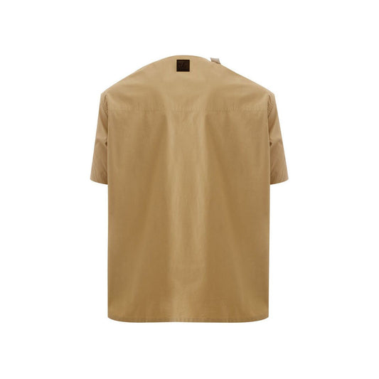 Emporio Armani Oversized Beige T-Shirt with Side Closure oversized-beige-t-shirt-with-side-closure Camicia_Sabbia_Armani_23MG-133-137-2-cda5d1cf-906.jpg