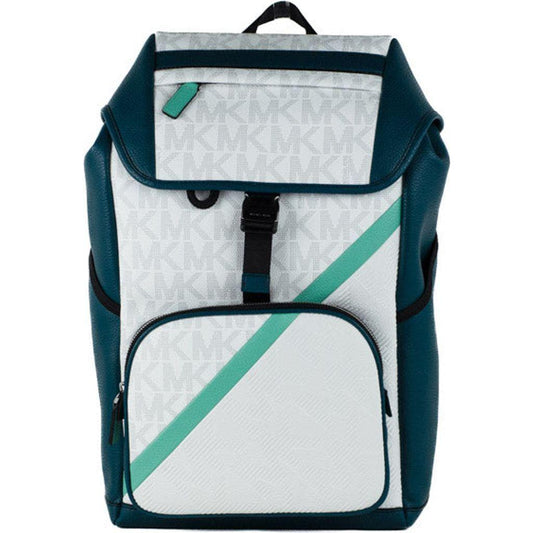 Michael Kors Signature Cooper Sport Flap Lagoon Large Backpack Bookbag Bag signature-cooper-sport-flap-lagoon-large-backpack-bookbag-bag