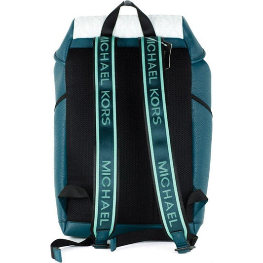 Michael Kors Signature Cooper Sport Flap Lagoon Large Backpack Bookbag Bag signature-cooper-sport-flap-lagoon-large-backpack-bookbag-bag