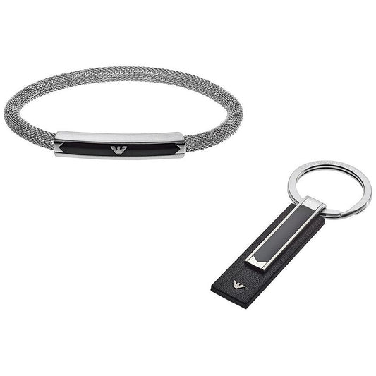 EMPORIO ARMANI JEWELS EMPORIO ARMANI JEWELS Mod. PARURE Special Pack (Bracelet+ Keychain) DESIGNER FASHION JEWELLERY emporio-armani-jewels-mod-parure-special-pack-bracelet-keychain-1