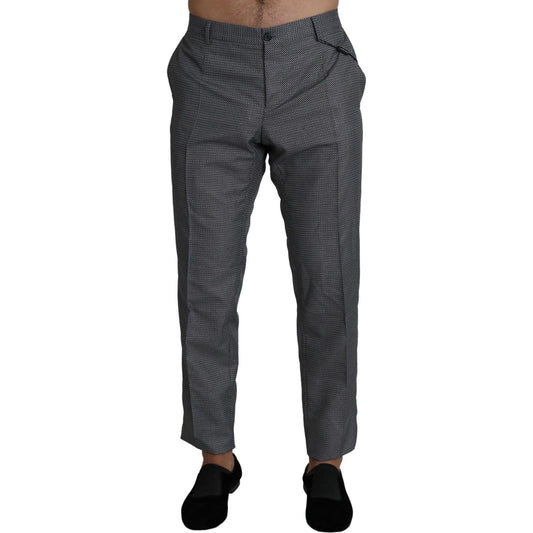 Dolce & Gabbana Elegant Gray Slim Fit Dress Trousers gray-formal-dress-trouser-slim-fit-pants IMG_0044-1-scaled-df50254a-932.jpg