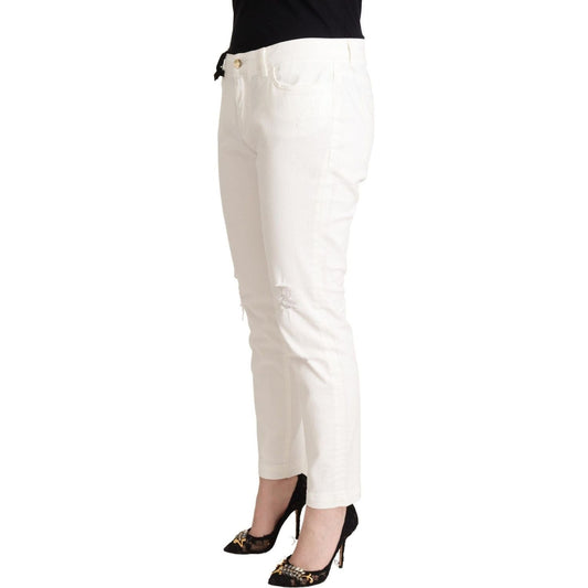 Dolce & Gabbana Elegant White Skinny Denim Jeans white-cotton-skinny-denim-women-pretty-jeans IMG_0081-scaled-b9c7e4c7-b8b.jpg