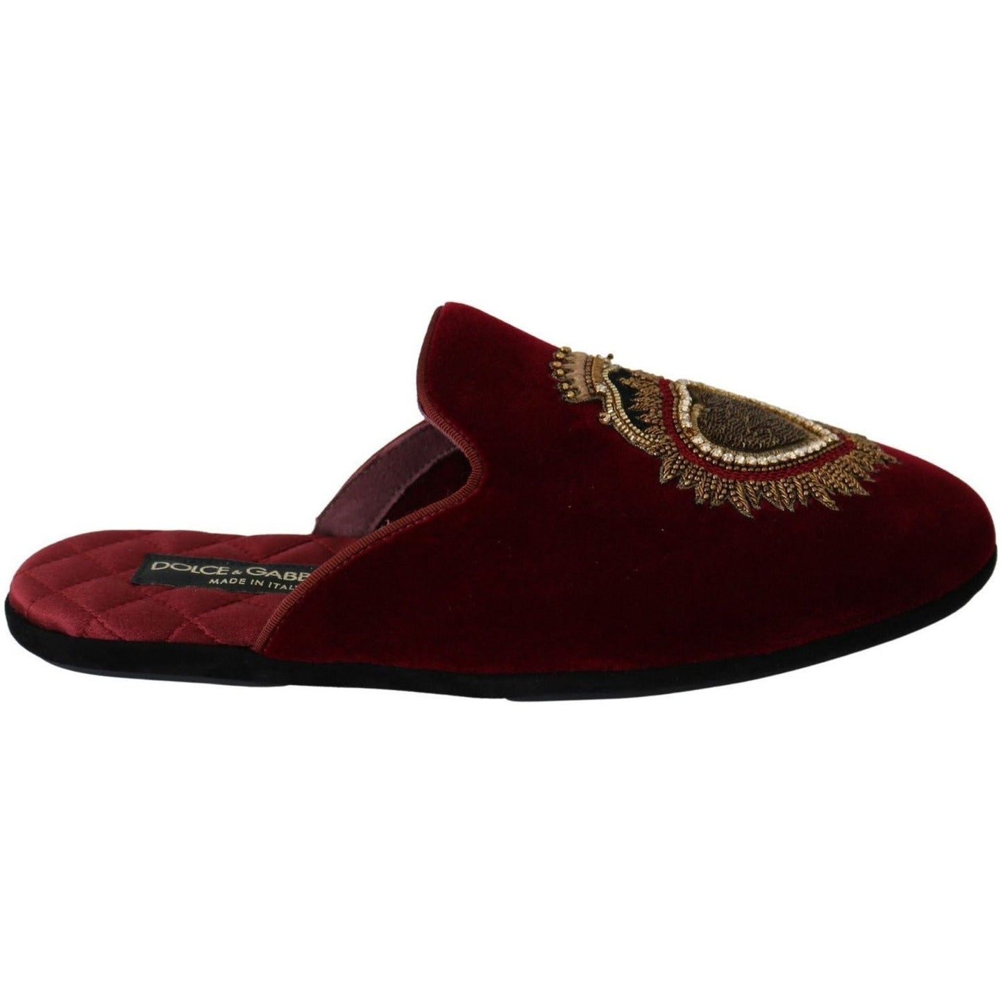 Dolce & Gabbana Red Velvet Embroidered Slides red-velvet-sacred-heart-embroidery-slides-shoes IMG_0087-2-scaled-b920f8e2-5c7.jpg