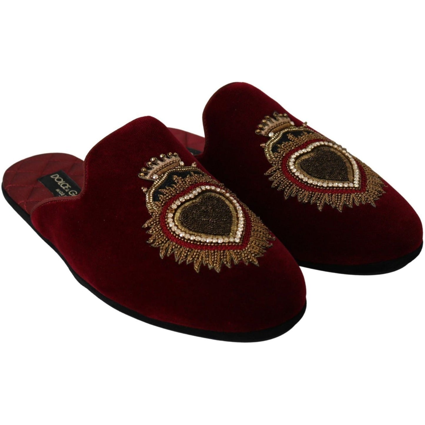 Dolce & Gabbana Red Velvet Embroidered Slides red-velvet-sacred-heart-embroidery-slides-shoes IMG_0093-1-scaled-8c5077c2-baf.jpg