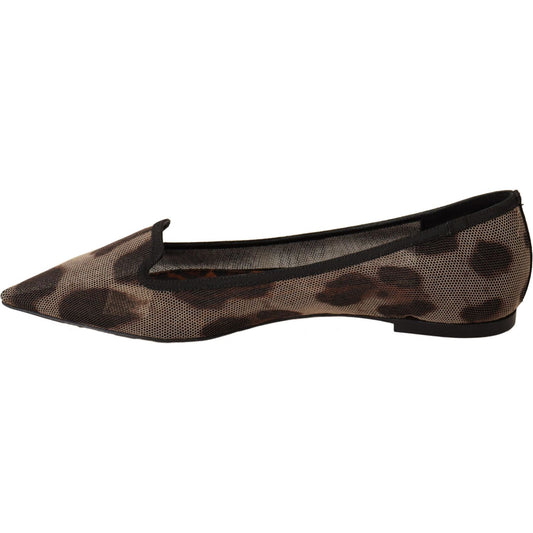 Dolce & Gabbana Elegant Leopard Print Flat Loafers brown-leopard-ballerina-flat-loafers-shoes WOMAN LOAFERS IMG_0111-scaled-e142978b-07b.jpg