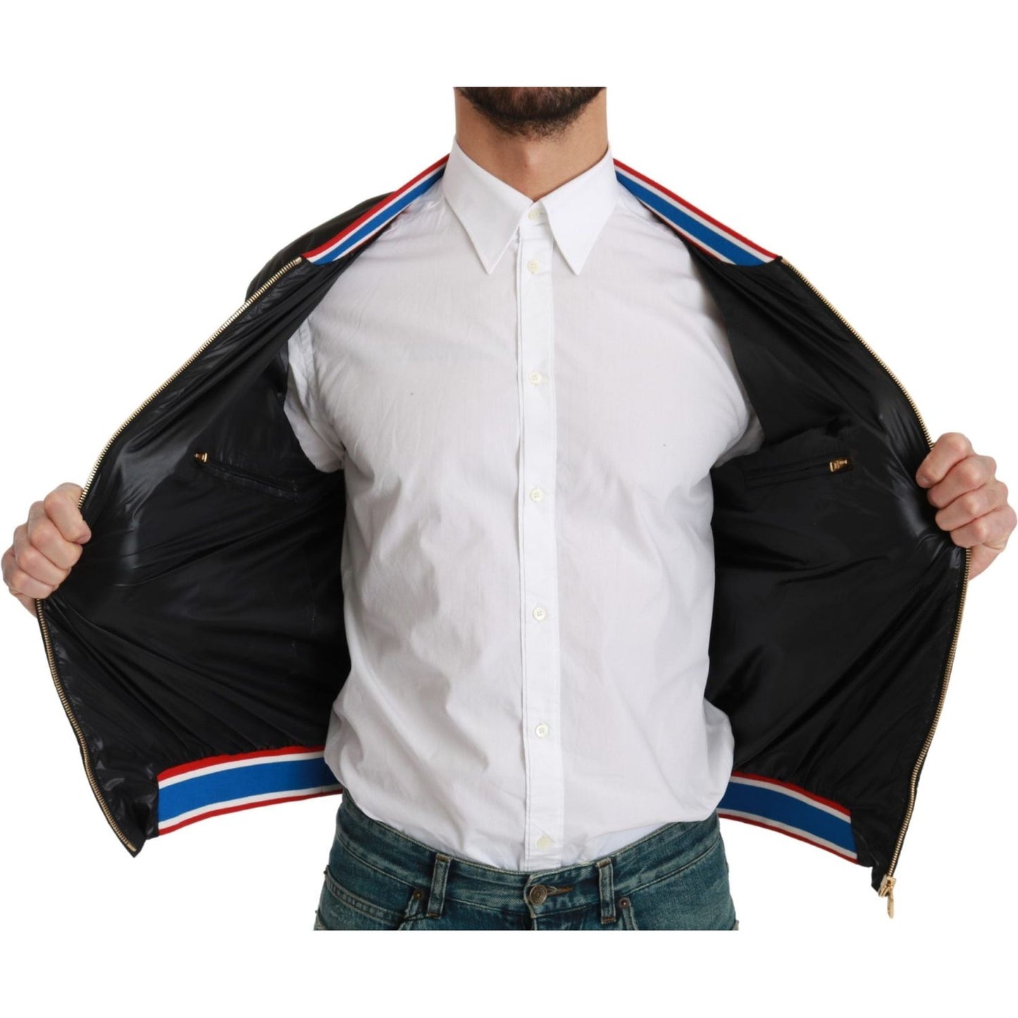 Dolce & Gabbana Elegant Multicolor Motive Bomber Jacket Coats & Jackets black-year-of-the-pig-bomber-jacket IMG_0118-scaled-24e18a79-276.jpg