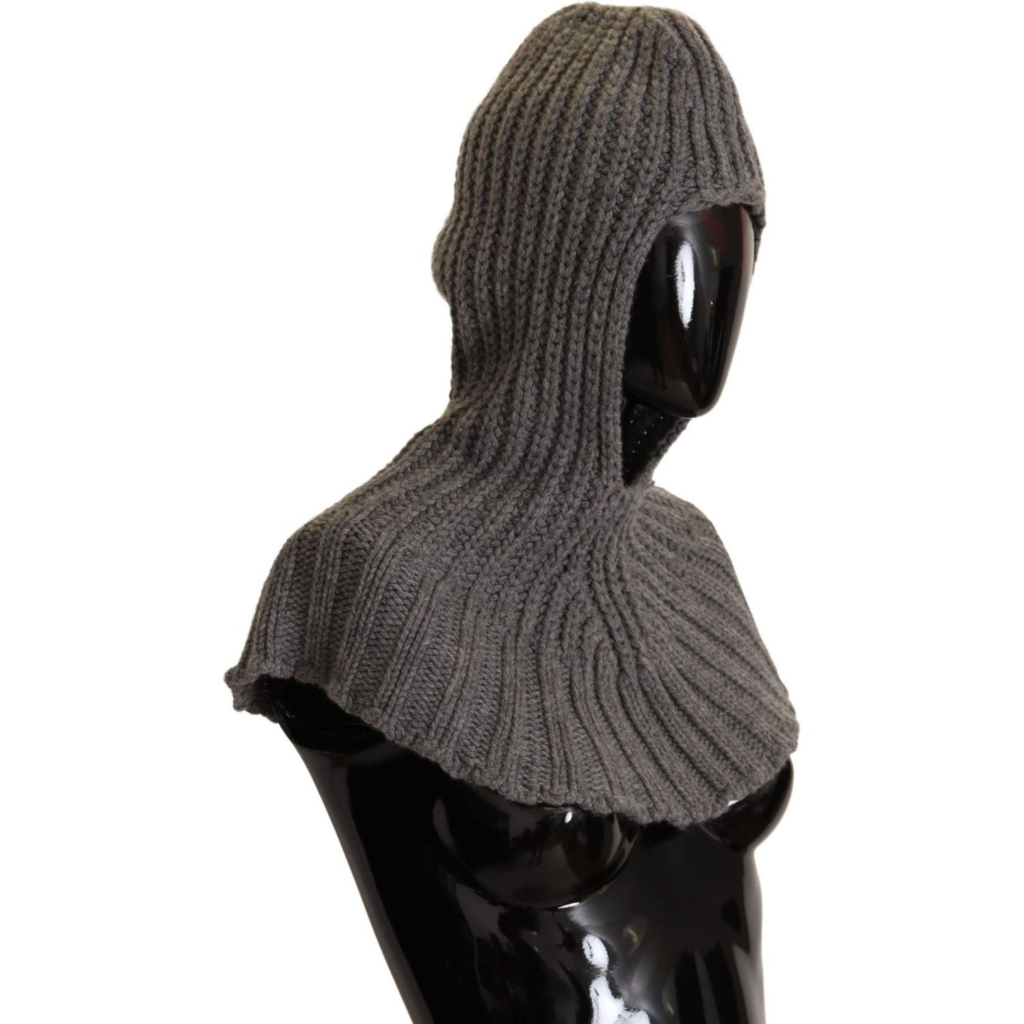 Dolce & Gabbana Elegant Cashmere Hood Scarf in Gray gray-100-cashmere-knitted-wrap-one-size-scarf IMG_0119-scaled-c6ce22c4-5e6.jpg