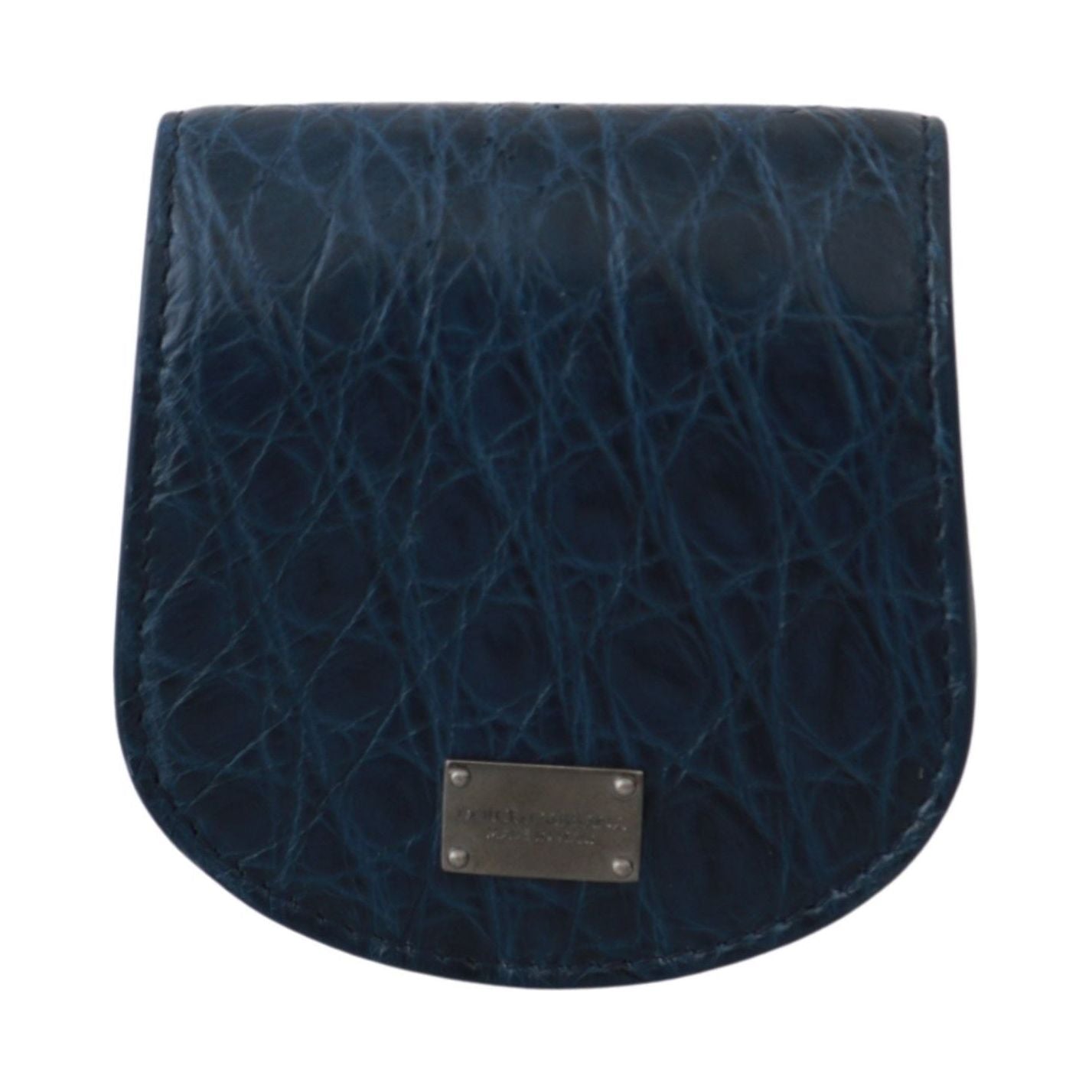 Dolce & Gabbana Elegant Blue Caimano Leather Condom Case Wallet blue-holder-pocket-wallet-blue-exotic-skin-condom-case Condom Case IMG_0144-04bbe40e-25c.jpg