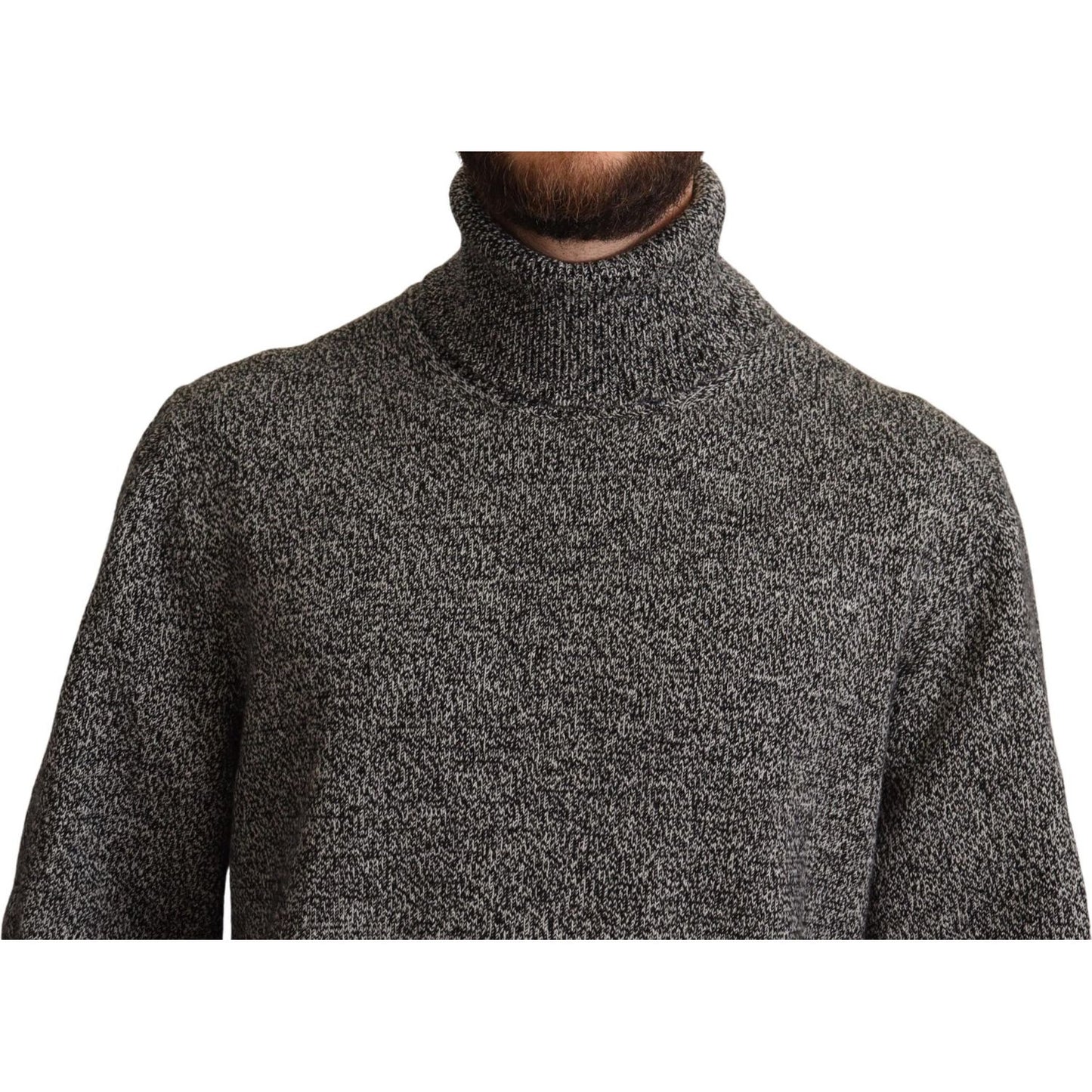 Dolce & Gabbana Elegant Gray Cashmere Turtleneck Sweater MAN SWEATERS gray-turtle-neck-cashmere-pullover-sweater IMG_0171-scaled-1010f324-c51.jpg