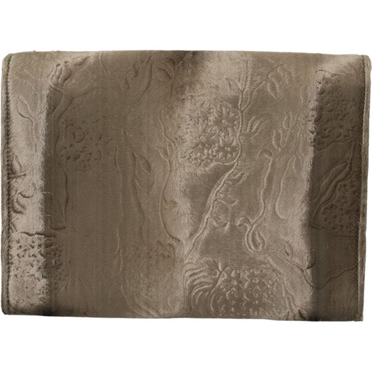 Dolce & GabbanaBeige Velvet Croco-Print Leather Briefcase ClutchMcRichard Designer Brands£629.00