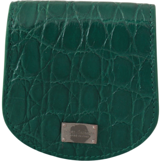 Dolce & Gabbana Exquisite Exotic Skin Coin Case Wallet Condom Case green-exotic-skins-condom-case-holder-wallet