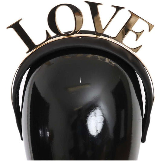 Dolce & GabbanaElegant Black Gold Love Diadem TiaraMcRichard Designer Brands£279.00