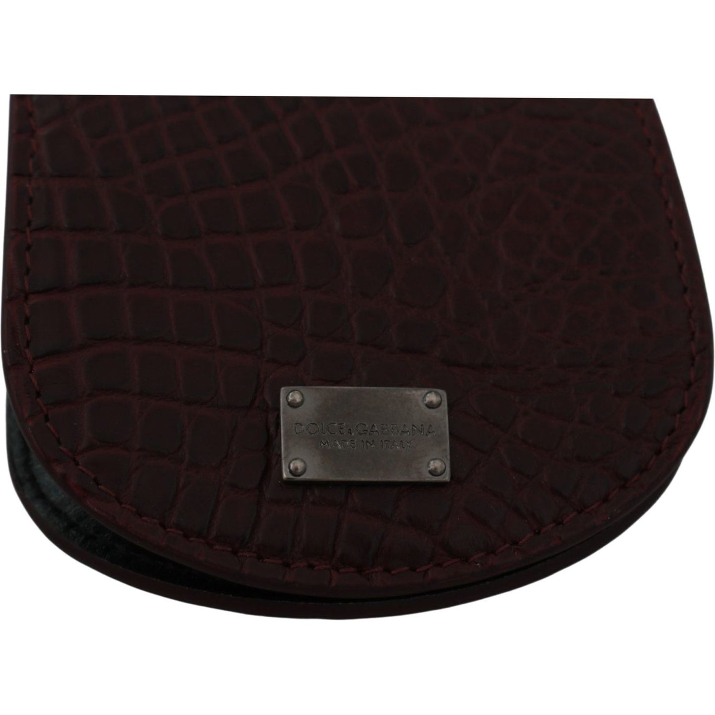 Dolce & Gabbana Refined Caimano Leather Coin Case brown-exotic-skin-pocket-condom-case-holder Condom Case IMG_0259-scaled-d0e6da00-403.jpg