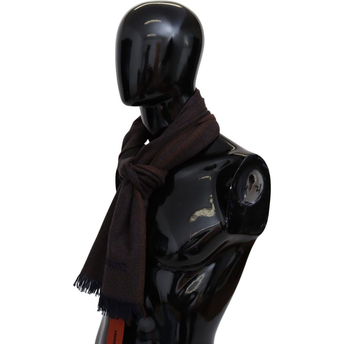 Missoni Luxurious Cashmere Unisex Scarf in Brown brown-100-cashmere-unisex-scarf