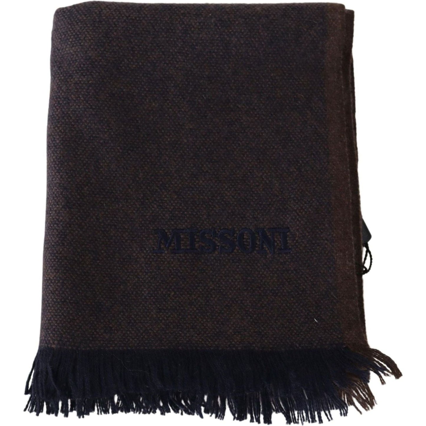 Missoni Luxurious Cashmere Unisex Scarf in Brown brown-100-cashmere-unisex-scarf