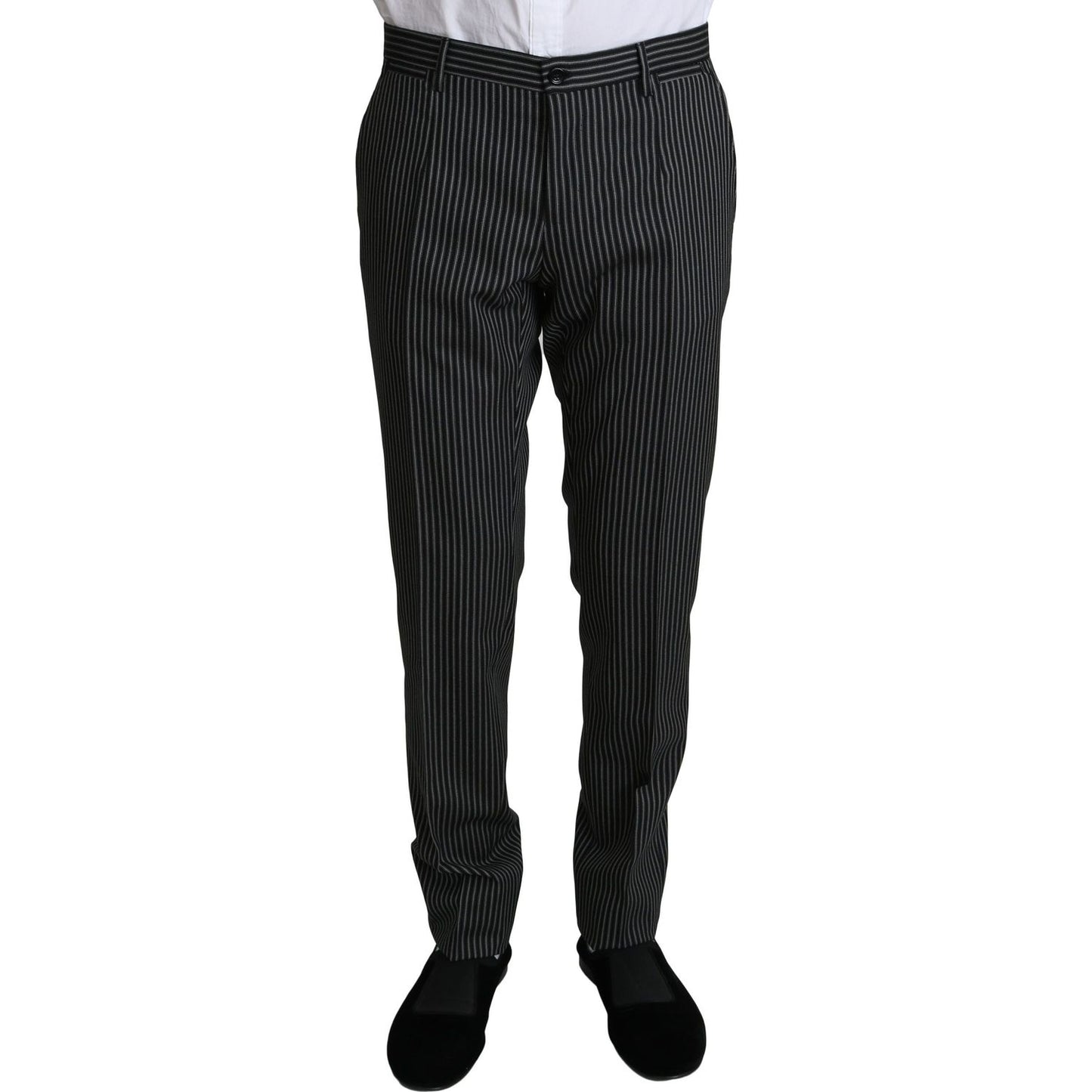 Dolce & Gabbana Elegant Striped Wool-Silk Two-Piece Suit black-white-stripes-2-piece-martini-suit Suit IMG_0378-scaled-399c19cf-471.jpg