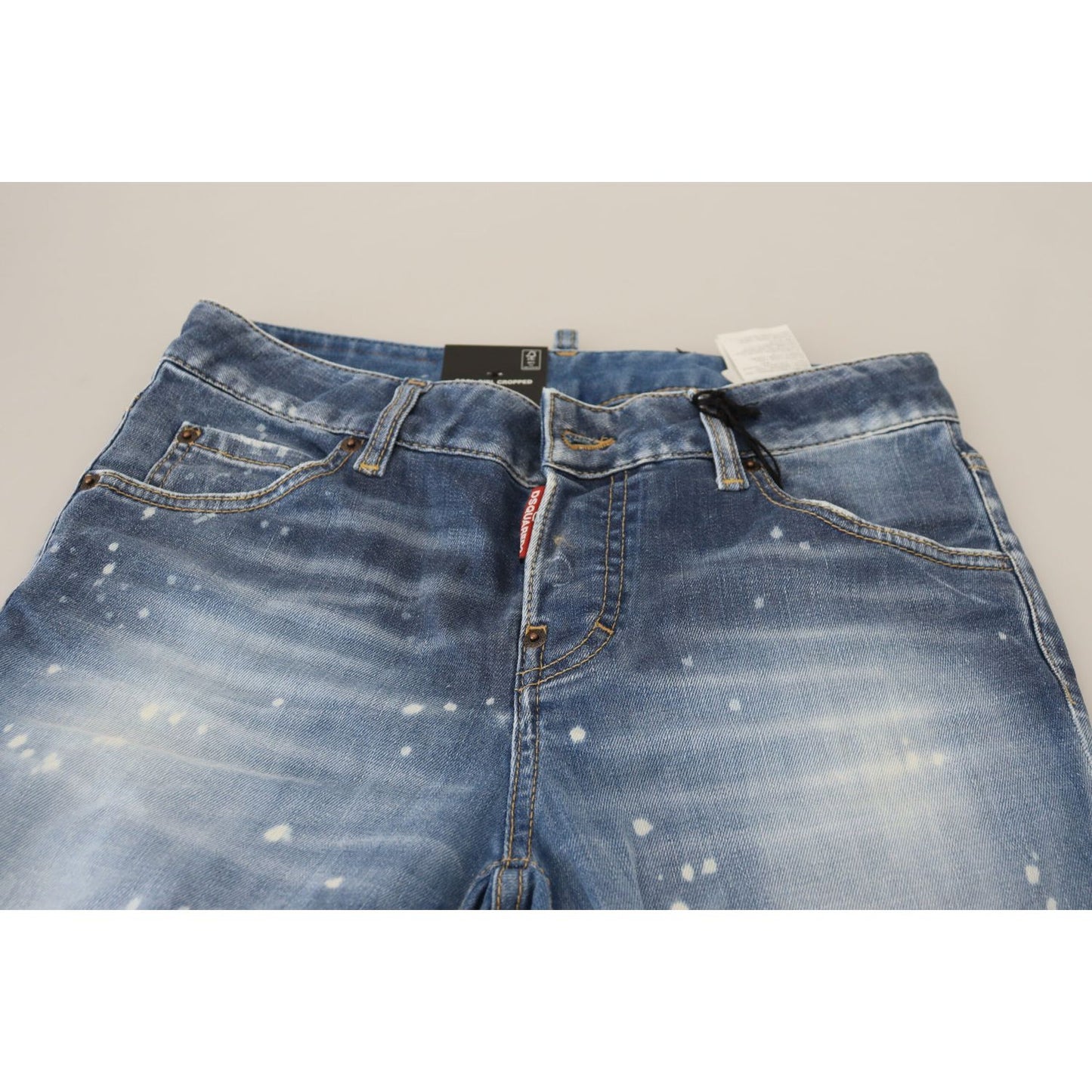 Dsquared²Chic Cropped Blue Denim - Elevate Your Casual LookMcRichard Designer Brands£289.00