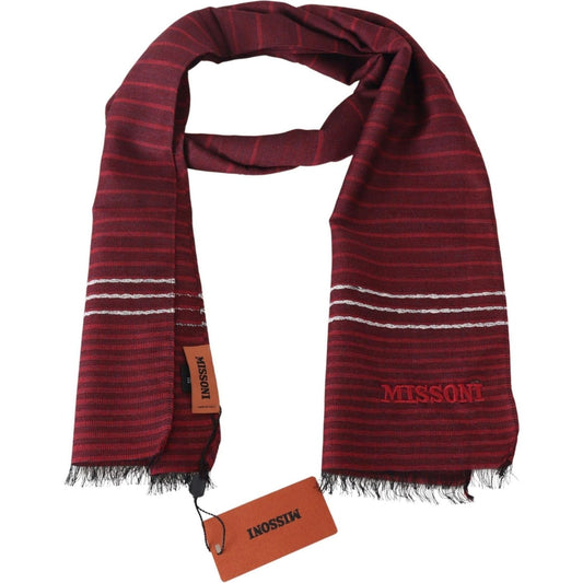 Missoni Chic Wool Silk Blend Striped Scarf red-wool-striped-unisex-neck-wrap-shawl-fringes-scarf IMG_0577-b0bde7c6-ab4.jpg