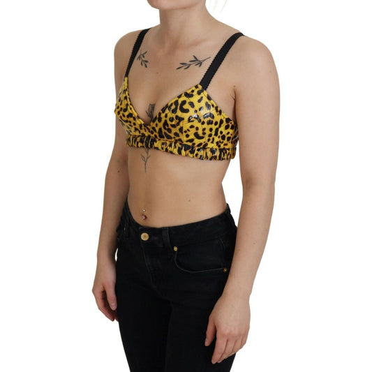 Dolce & Gabbana Chic Leopard Print Sleeveless Corset Top yellow-leopard-cropped-bustier-corset-bra-top IMG_0659-scaled-8f3c5ce8-004.jpg