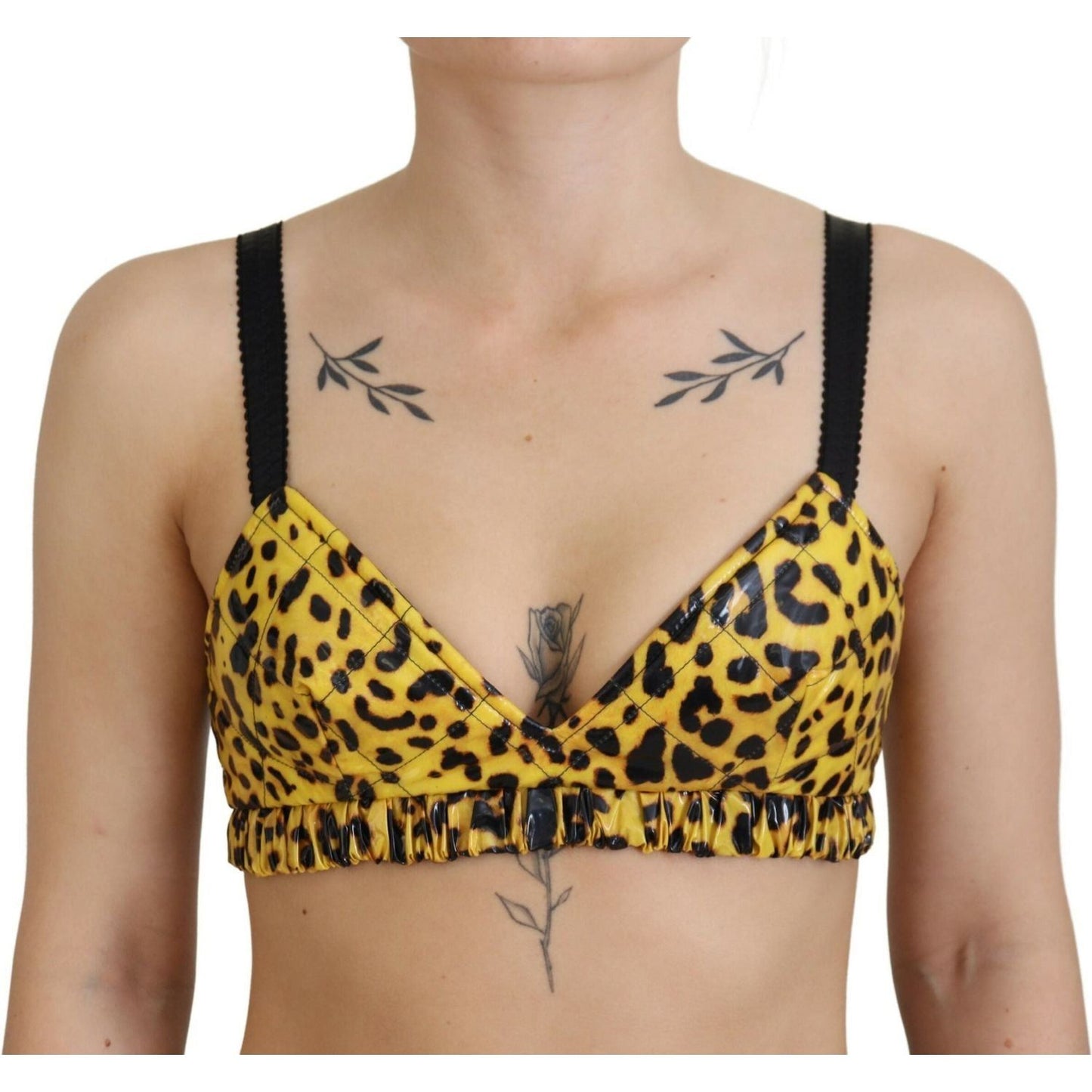 Dolce & Gabbana Chic Leopard Print Sleeveless Corset Top yellow-leopard-cropped-bustier-corset-bra-top IMG_0661-scaled-fcfb58c4-bc6.jpg