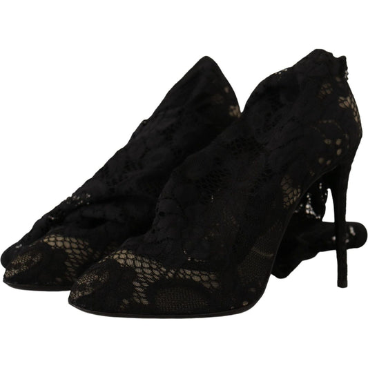 Dolce & GabbanaElegant Stretch Sock Boots in Sleek BlackMcRichard Designer Brands£589.00