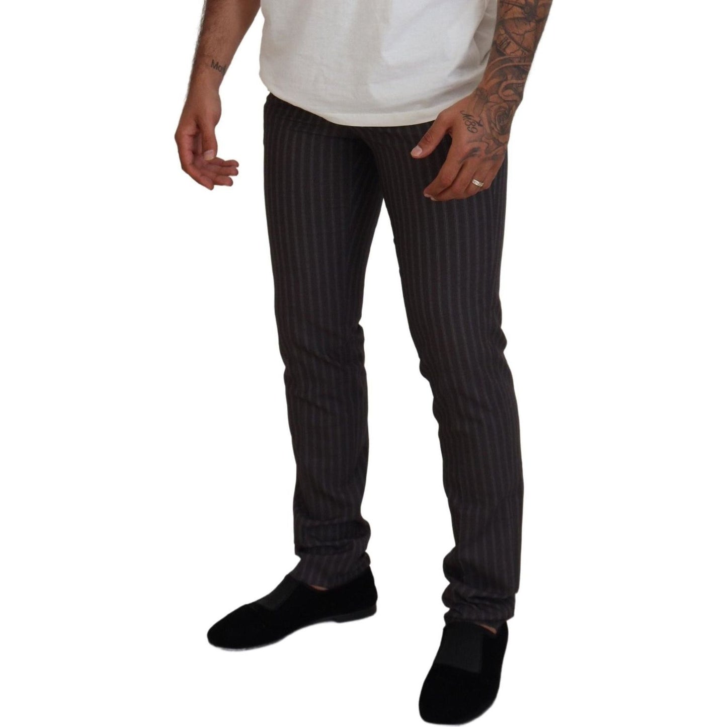 BENCIVENGA Elegant Striped Dress Pants for Men brown-stripes-slim-fit-men-pants IMG_0762-3b29434d-f00.jpg