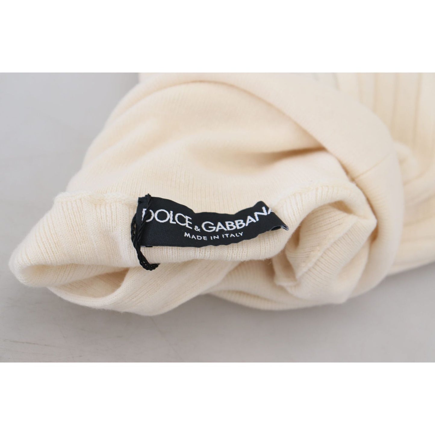 Dolce & GabbanaIvory Turtleneck Wool Blend SweaterMcRichard Designer Brands£519.00