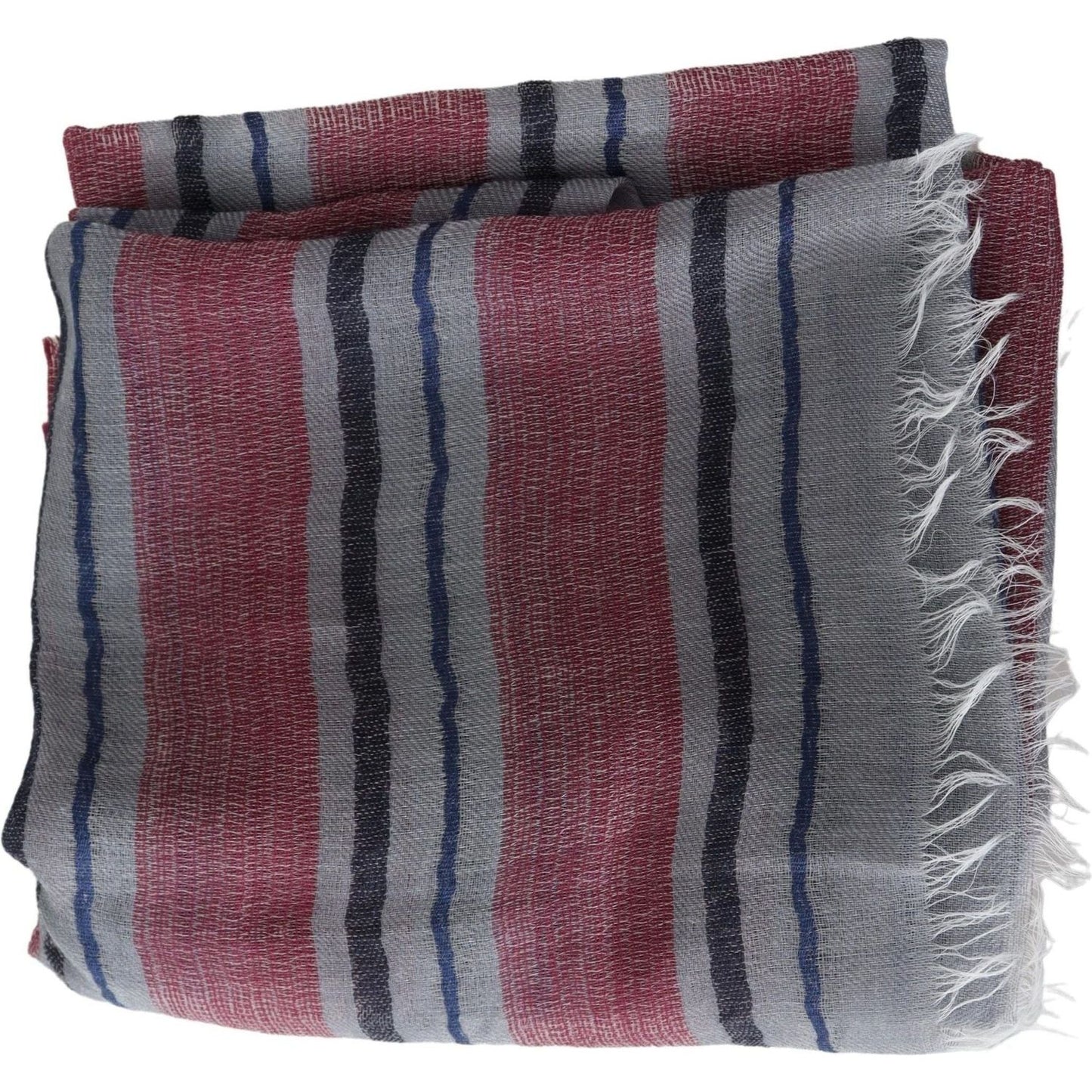 Missoni Elegant Multicolor Striped Wool Scarf multicolor-striped-wool-blend-unisex-neck-wrap-scarf