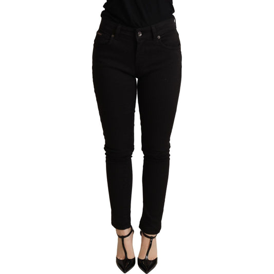 Dolce & GabbanaElegant Slim Black Skinny JeansMcRichard Designer Brands£279.00