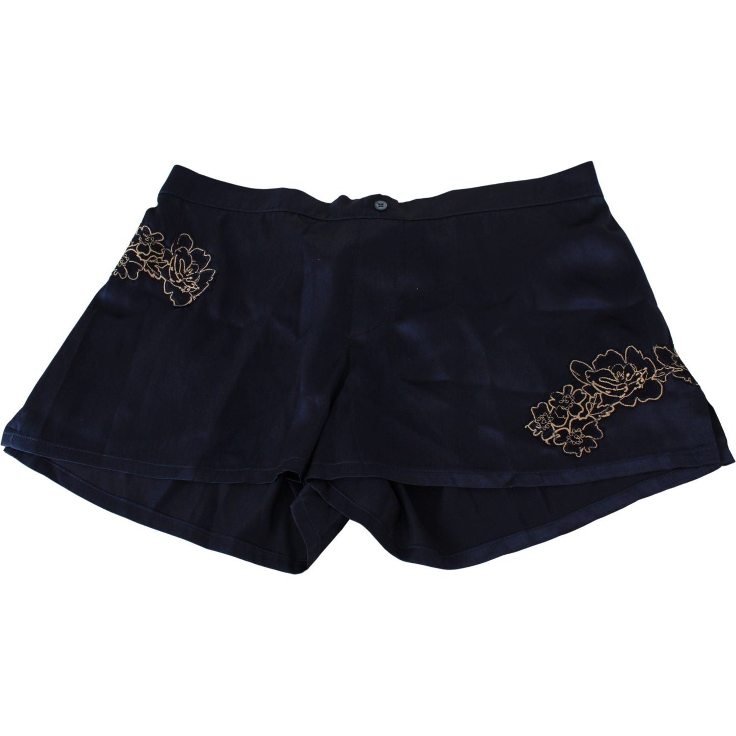 Ermanno Scervino Chic Blue Lingerie Shorts - Pure Cotton Comfort cotton-blue-lingerie-shorts-underwear