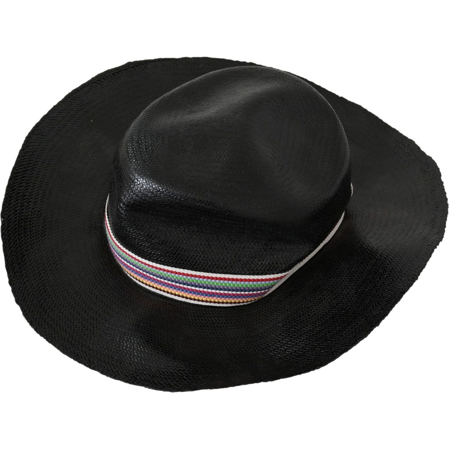 Costume National Chic Black Floppy Hat - Timeless Elegance Hat black-wide-brim-cowboy-solid-hat