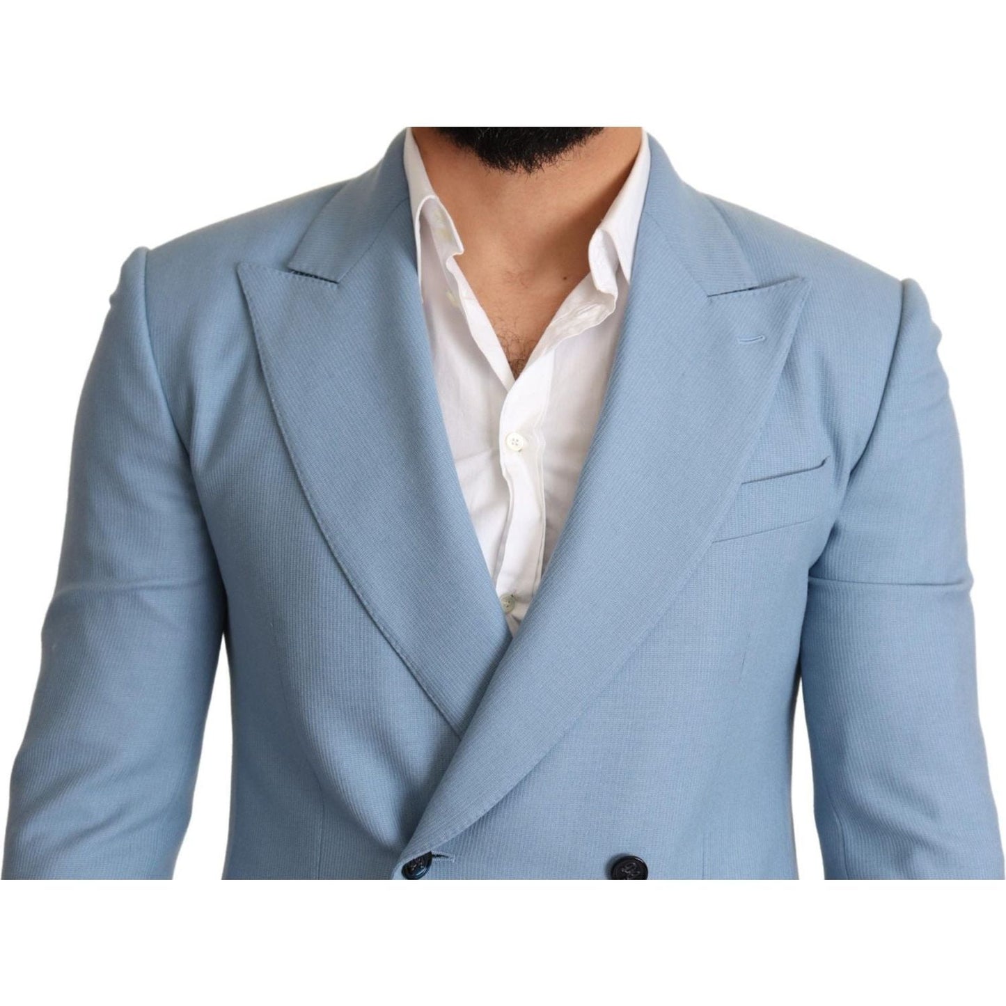 Dolce & Gabbana Elegant Blue Cashmere-Silk Men's Blazer blue-cashmere-silk-slim-fit-blazer-jacket Blazer Jacket IMG_0951-1-scaled-e7e63ff9-587.jpg