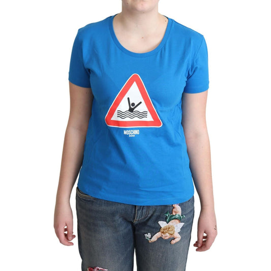 Moschino Chic Triangle Graphic Cotton Tee blue-cotton-swim-graphic-triangle-t-shirt IMG_0953-2-scaled-46a356fd-7a3.jpg