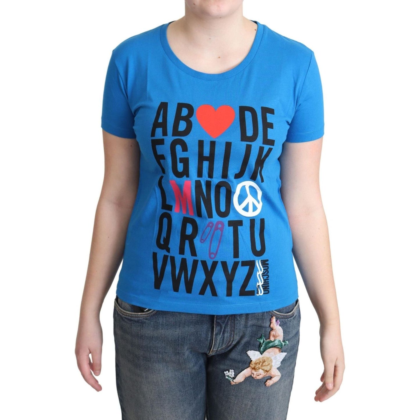 Moschino Chic Alphabet Cotton Tee in Blue blue-cotton-alphabet-letter-print-tops IMG_0989-1-scaled-7bf2061d-91f.jpg