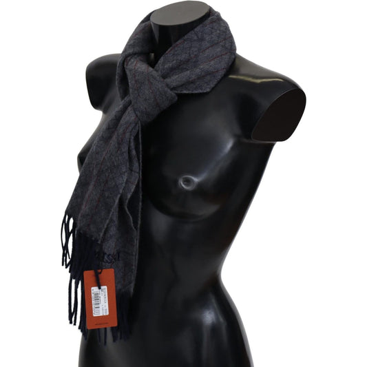 Missoni Elegant Cashmere Patterned Scarf with Logo Embroidery gray-patterned-cashmere-unisex-neck-wrap-scarf IMG_1100-scaled-860736a7-299.jpg