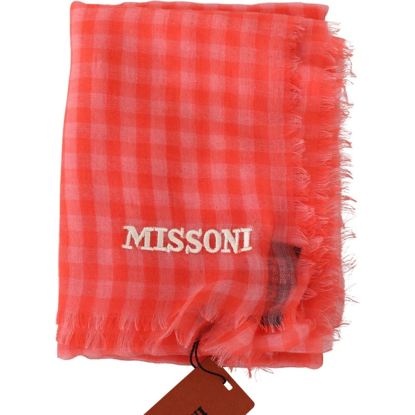 Missoni Luxurious Cashmere Checkered Scarf orange-check-cashmere-unisex-wrap-fringes-scarf IMG_1282-f127146e-9ed.jpg