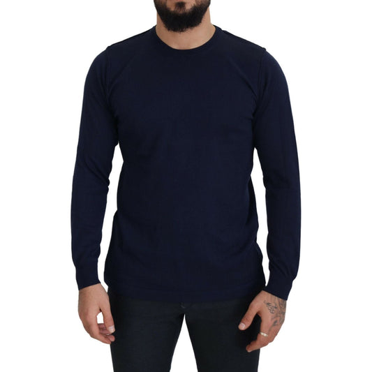 Paolo Pecora MilanoAuthentic Crewneck Blue Pullover SweaterMcRichard Designer Brands£139.00