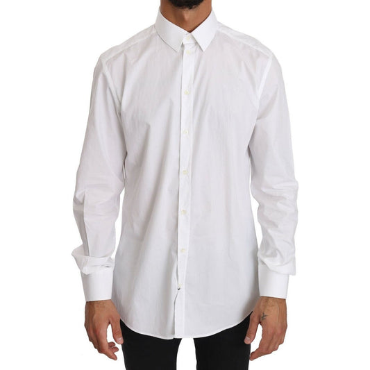 Dolce & GabbanaElegant Slim Fit Dress Shirt in Pure WhiteMcRichard Designer Brands£159.00