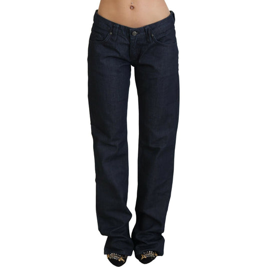 Exte Dark Blue Low Waist Straight Fit Women Denim Jeans dark-blue-low-waist-straight-fit-women-denim-jeans