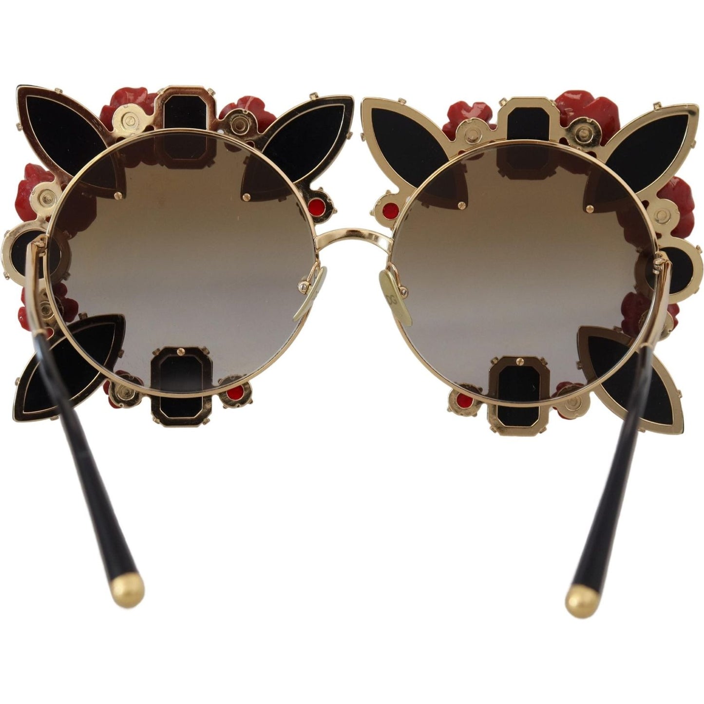 Dolce & Gabbana Elegant Round Rose-Embellished Sunglasses gold-metal-frame-roses-embellished-dg2207b-sunglasses IMG_1480-1-scaled-5cbc83c4-b80.jpg