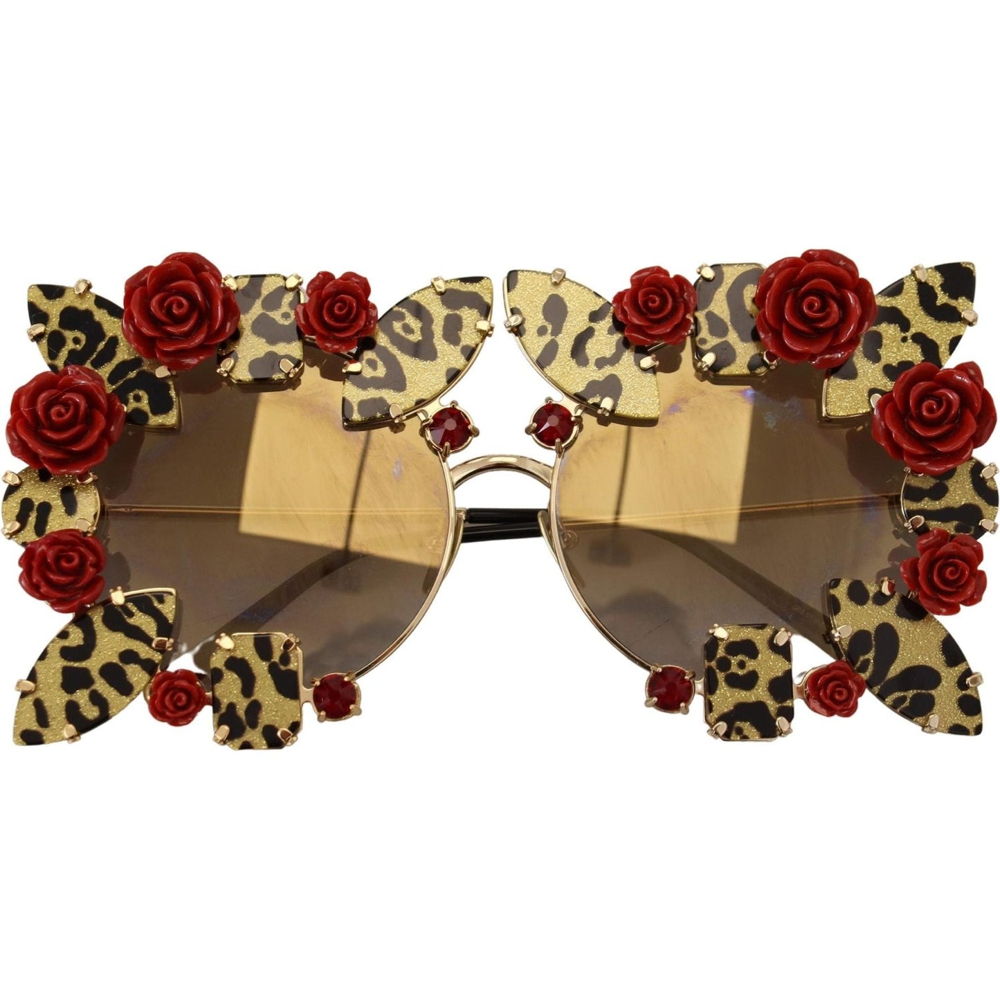 Dolce & Gabbana Elegant Round Rose-Embellished Sunglasses gold-metal-frame-roses-embellished-dg2207b-sunglasses IMG_1489-1-scaled-1b07b922-b35.jpg