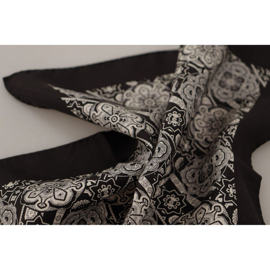 Dolce & GabbanaElegant Silk Men's Square ScarfMcRichard Designer Brands£159.00